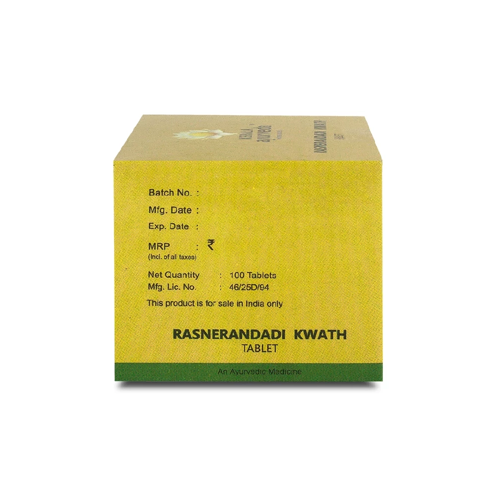 Kerala Ayurveda Rasnerandadi Kwath Tablet, 100 Tablets-4.webp